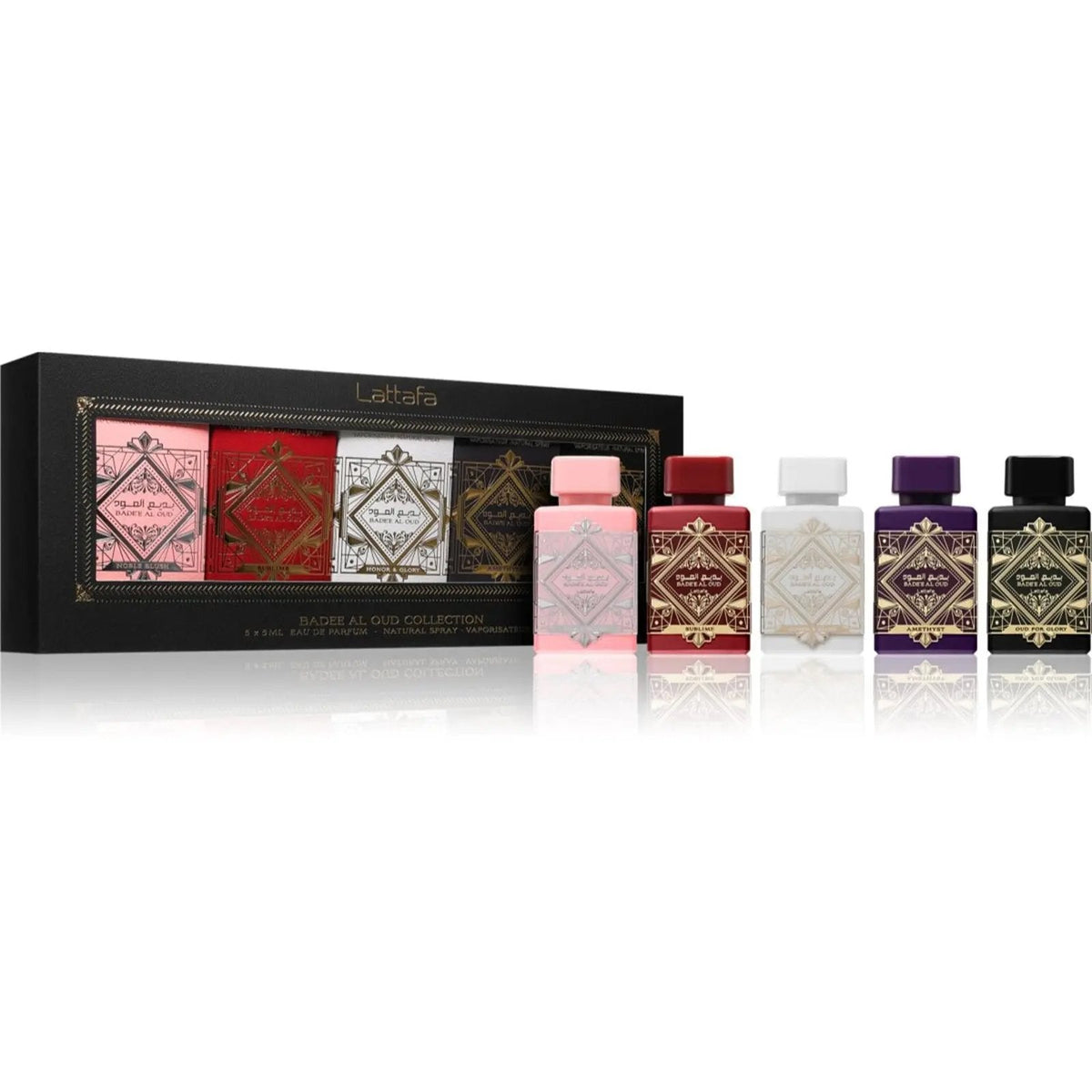 Badee Al Oud Collection Set 5x 5ml Lattafa