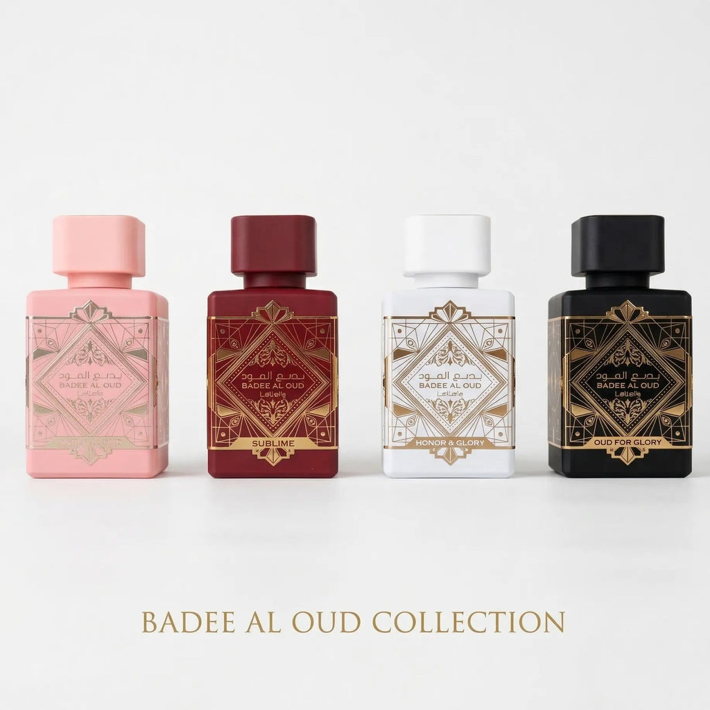 Badee Al Oud Perfume Set of 4 Collection 25ml EDP Lattafa