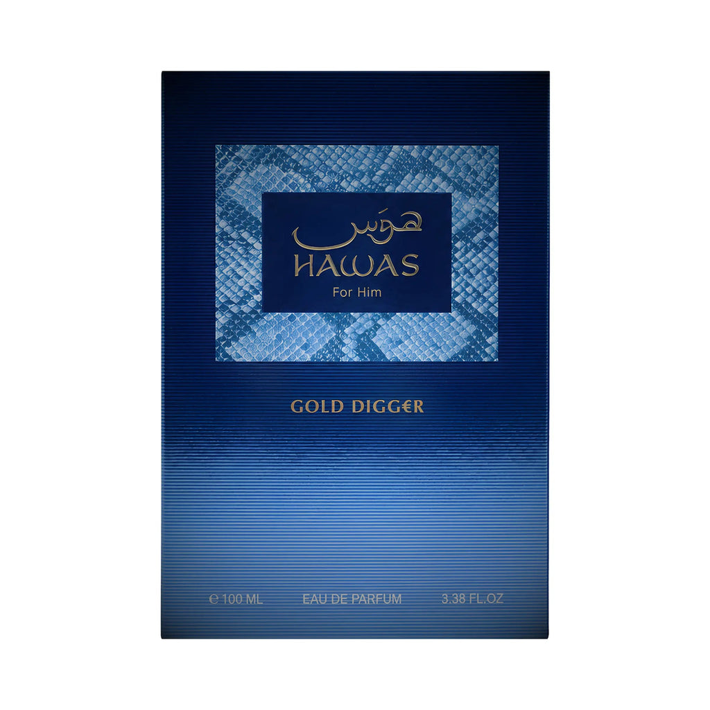Hawas Gold Digger Perfume 100ml EDP Rasasi
