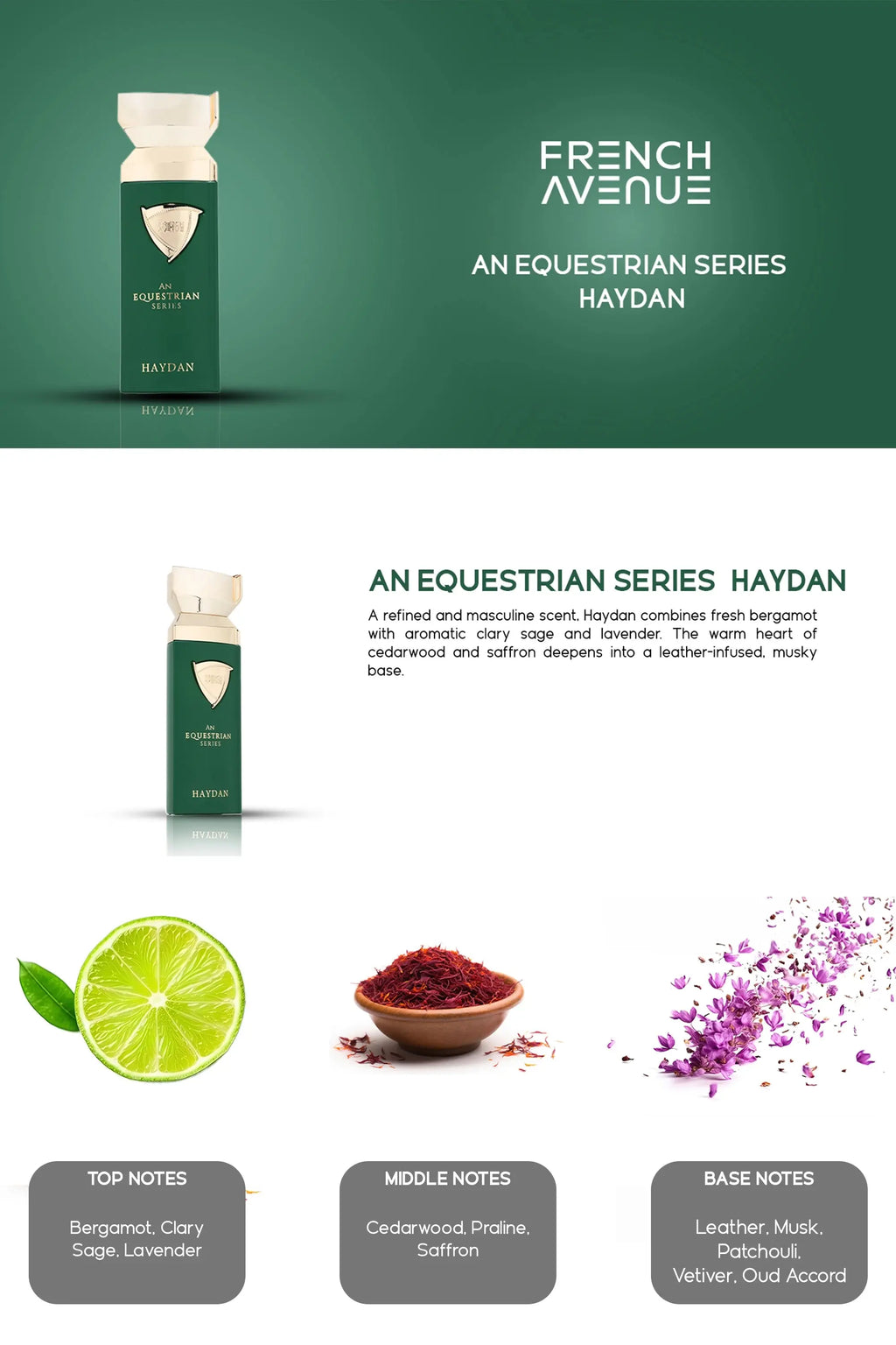 Haydan Equestrian Series Perfume 100ml EDP French Avenue