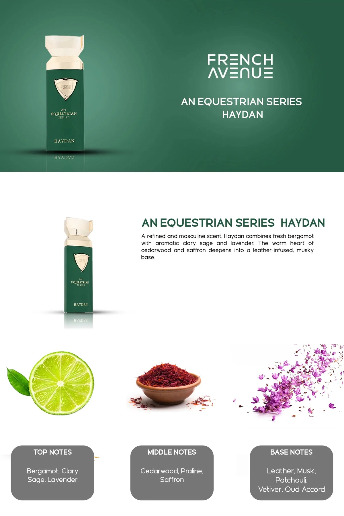 Haydan Equestrian Series Perfume 100ml EDP French Avenue