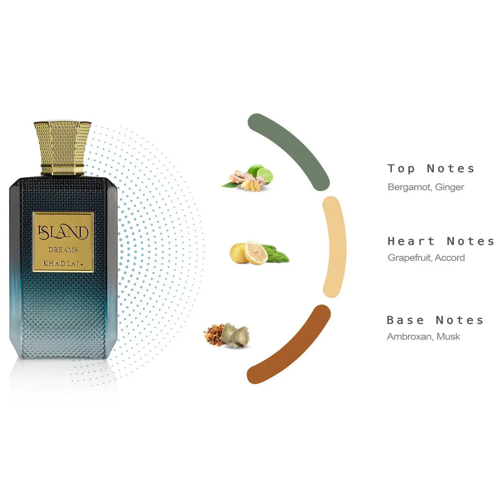 Island Dreams Extrait de Parfum 100ml Khadlaj