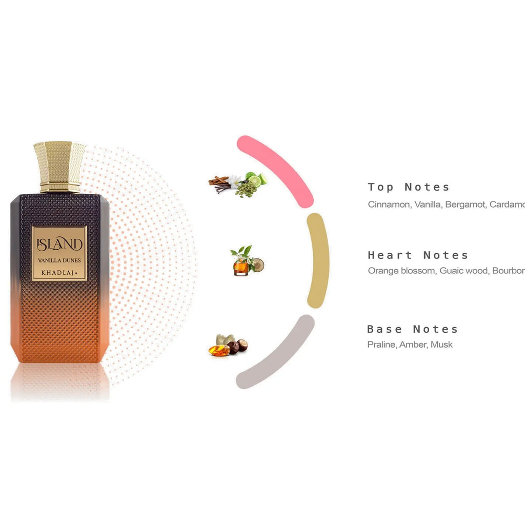 Island Vanilla Dunes Extrait De Parfum 100ml By Khadlaj