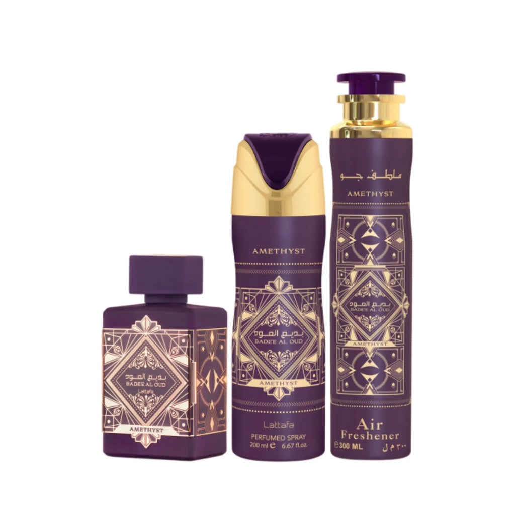 Lattafa Badee Al Oud Amethyst Gift Set
