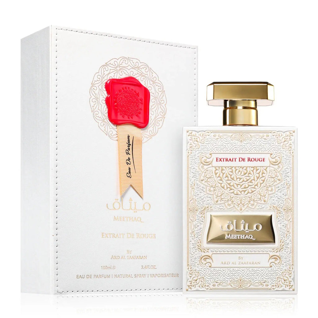 Meethaq Extrait De Rouge Perfume 100ml EDP by Ard Al Zaafaran