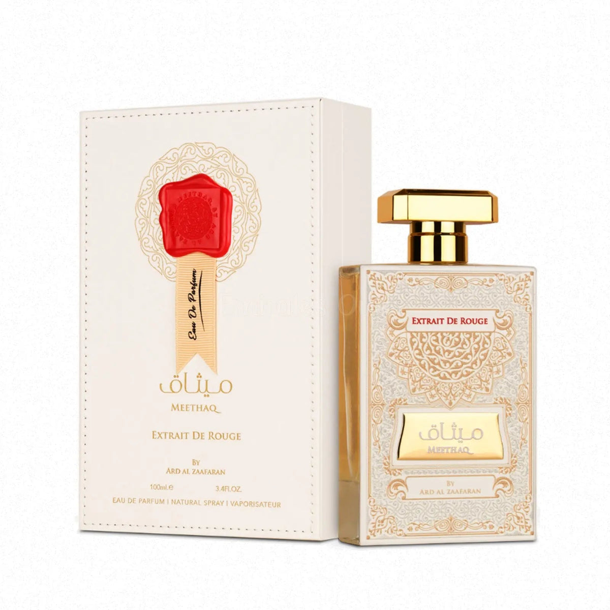 Meethaq Extrait De Rouge Perfume 100ml EDP by Ard Al Zaafaran
