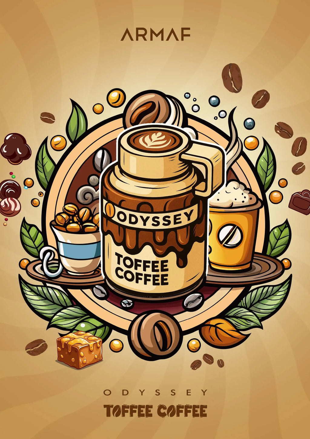Odyssey Toffee Coffee Perfume 100ml EDP Armaf