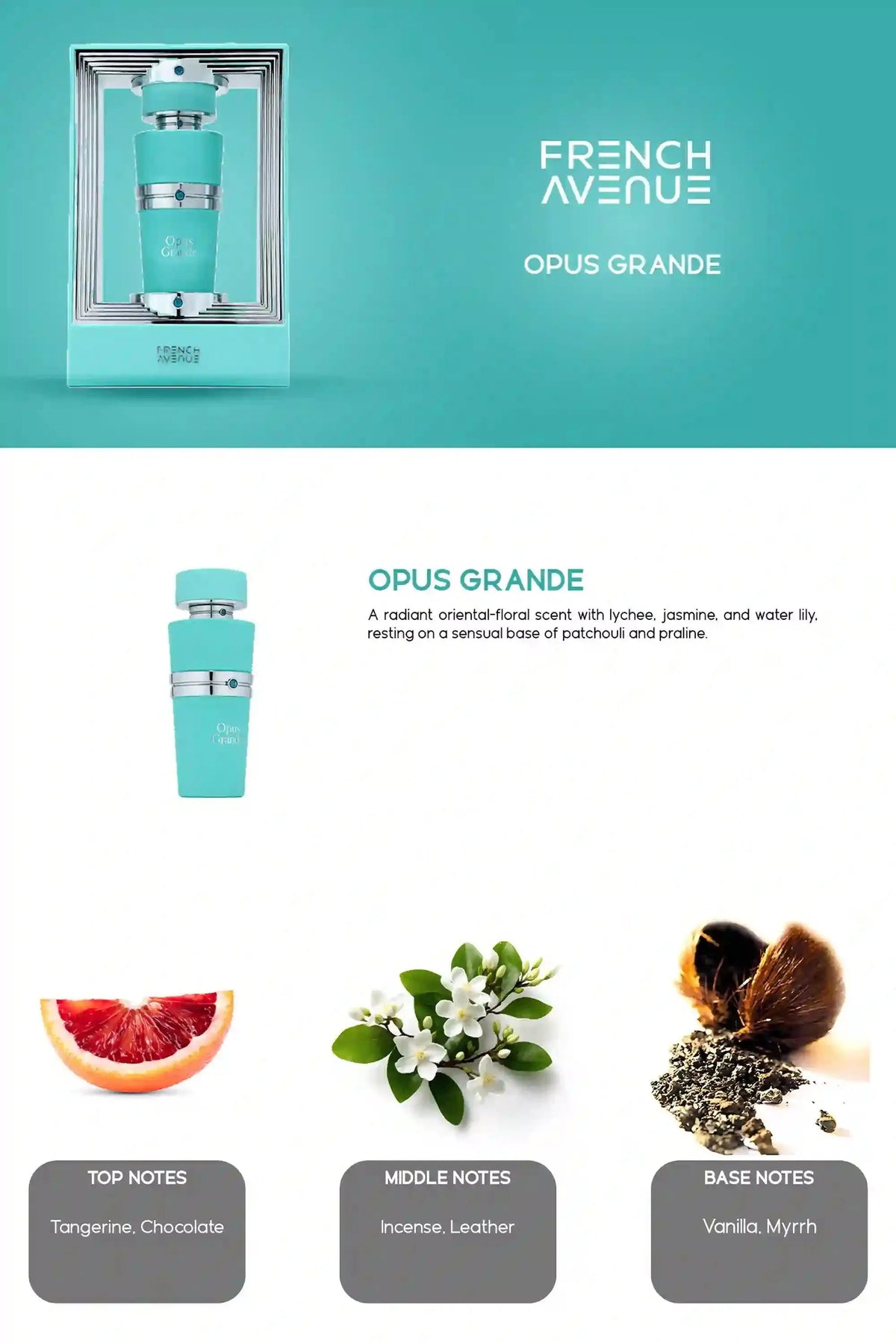 Opus Grande Perfume 100ml EDP French Avenue