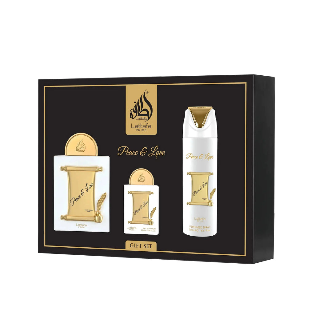 Peace & Love 3 Piece Gift Set Lattafa Pride