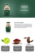 Sultry Woods Perfume 80ml EDP French Avenue
