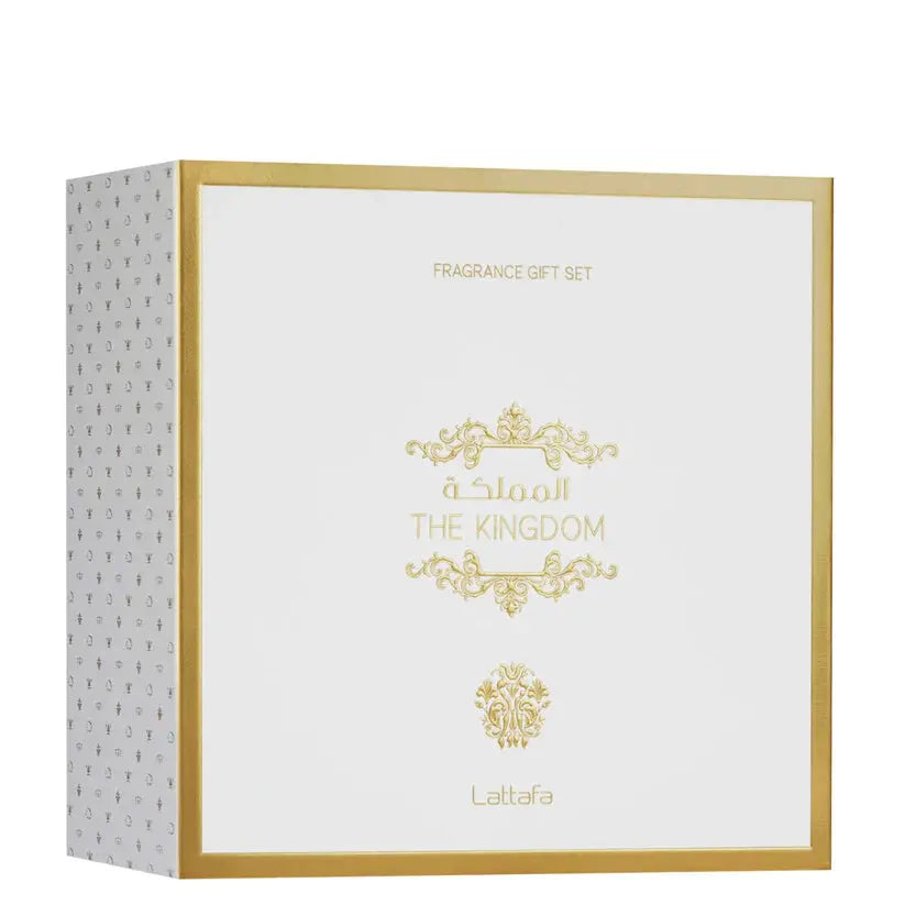 The Kingdom For Men Gift Set 100ml + 12ml + Shower Gel Lattafa