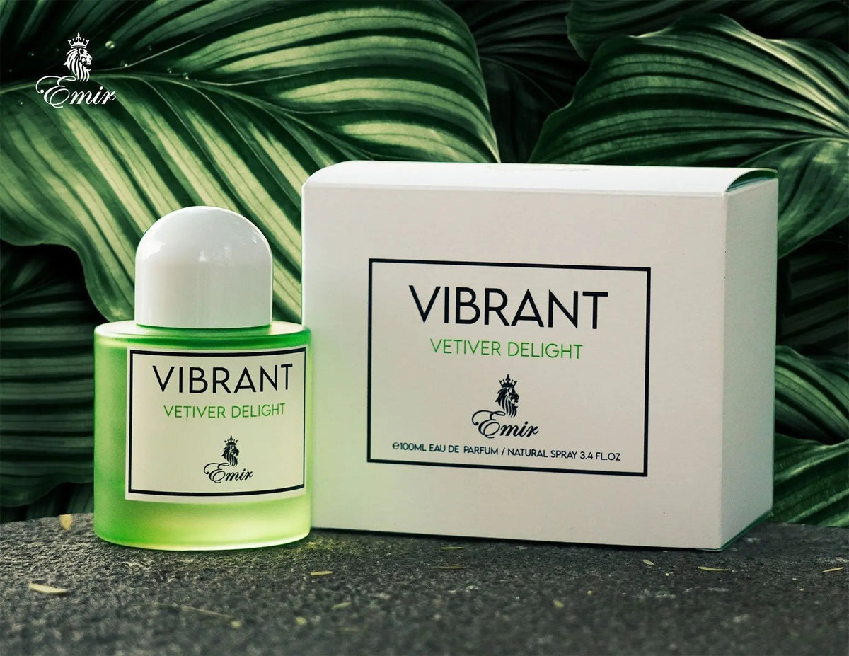 Vibrant Vetiver Delight Perfume 100ml EDP Emir by Paris Corner