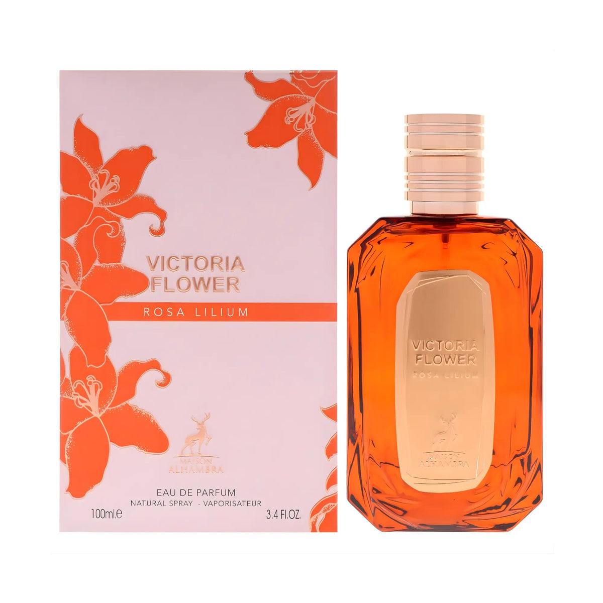 Victoria Flower Rosa Lilium Perfume 100ml EDP Maison Alhambra