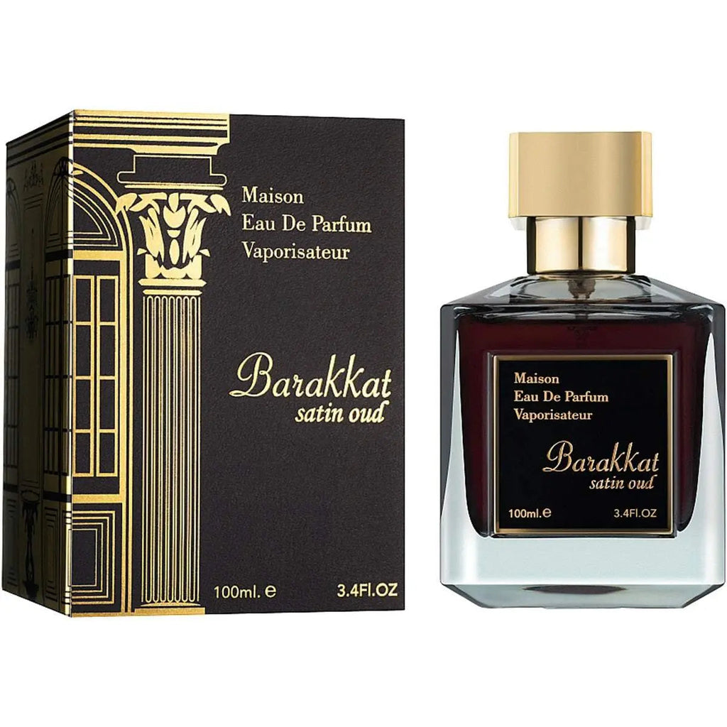 Barakkat Satin Oud Perfume 100ml EDP Fragrance World